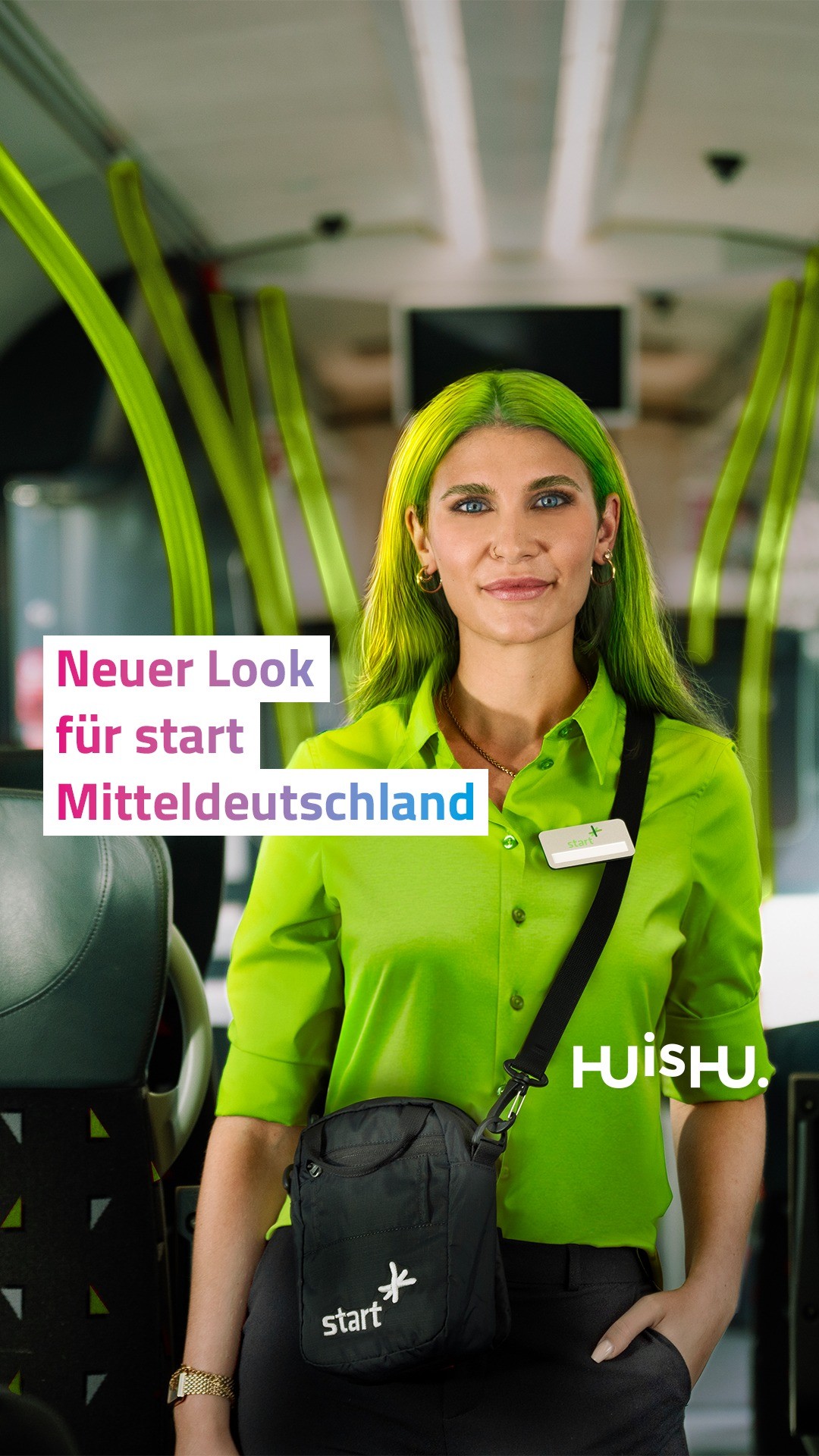 Die gleiche Lok in neuem Look. 🚂 start Mitteldeutschland bringt dich ab Dezember 2024 durch Sachsen-Anhalt, von Naumburg nach Stendal, von Goslar nach Berlin oder auch von Erfurt nach Dessau.⁠
⁠
Für die Kampagne haben sich Kay, Belinda, Tino und Corinna von start Mitteldeutschland in die mutigen Hände unserer Hairstylistin gegeben. 🦱 💚⁠
⁠
@dein.start⁠
@dein.start.md⁠
⁠
#huishu #thisishu #huwework #shooting #Fotoshooting #werbung #werbeproduktion #fotograf #start #startmitteldeutschland #regionalverkehr #starkeschiene #sachsenanhalt