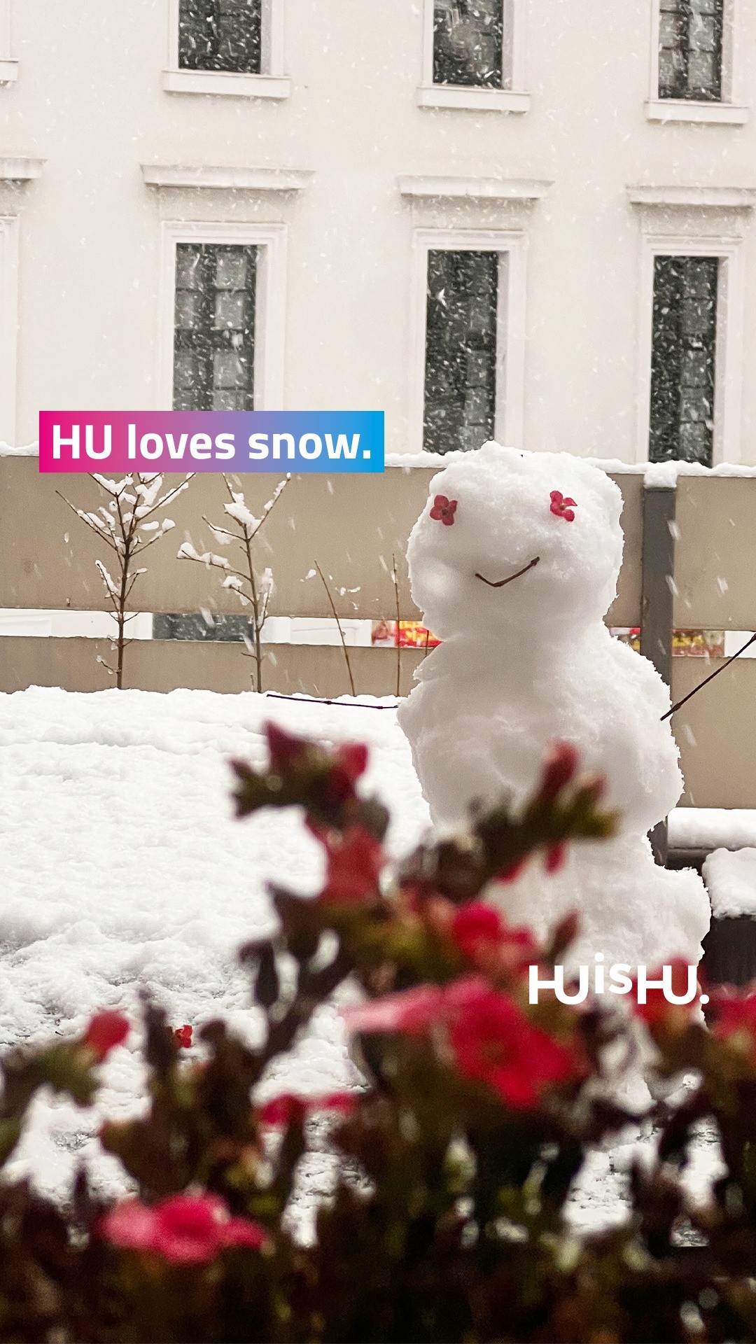 Es schneit, es schneit, kommt alle aus dem Haus! ☃️⁠
⁠
So, wie die nächsten Liedzeilen jetzt in deinem Kopf ertönen, klangen sie vor ein paar Tagen auch aus unserem Büro, als es in Hannover geschneit hat wie verrückt! 🥶⁠
⁠
(„Wie verrückt geschneit“ ist eine Untertreibung. Die Schneeflocken waren ernsthaft faustdick. Wer in Hannover wohnt, weiß, was wir meinen.)⁠
⁠
Bei diesem Anblick konnte Ha Ly nicht widerstehen und baute auf unserer Terrasse einen Mini-Schneemann. 🙌⁠
⁠
Die anderen haben kalte Füße bekommen und wollten die Schneelandschaft lieber im Warmen auf sich wirken lassen. Machst du klasse, Ha Ly! 😊👍⁠
⁠
#huishu #thisishu #hannover #schnee #schneemann #agentur #ersterschnee #schneeimjanuar #winter #schneeflocken⁠